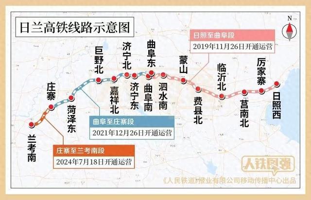 M6米乐APP，日兰高铁庄寨至兰考南段建成7月18日全线贯通运营日照西至兰考南站